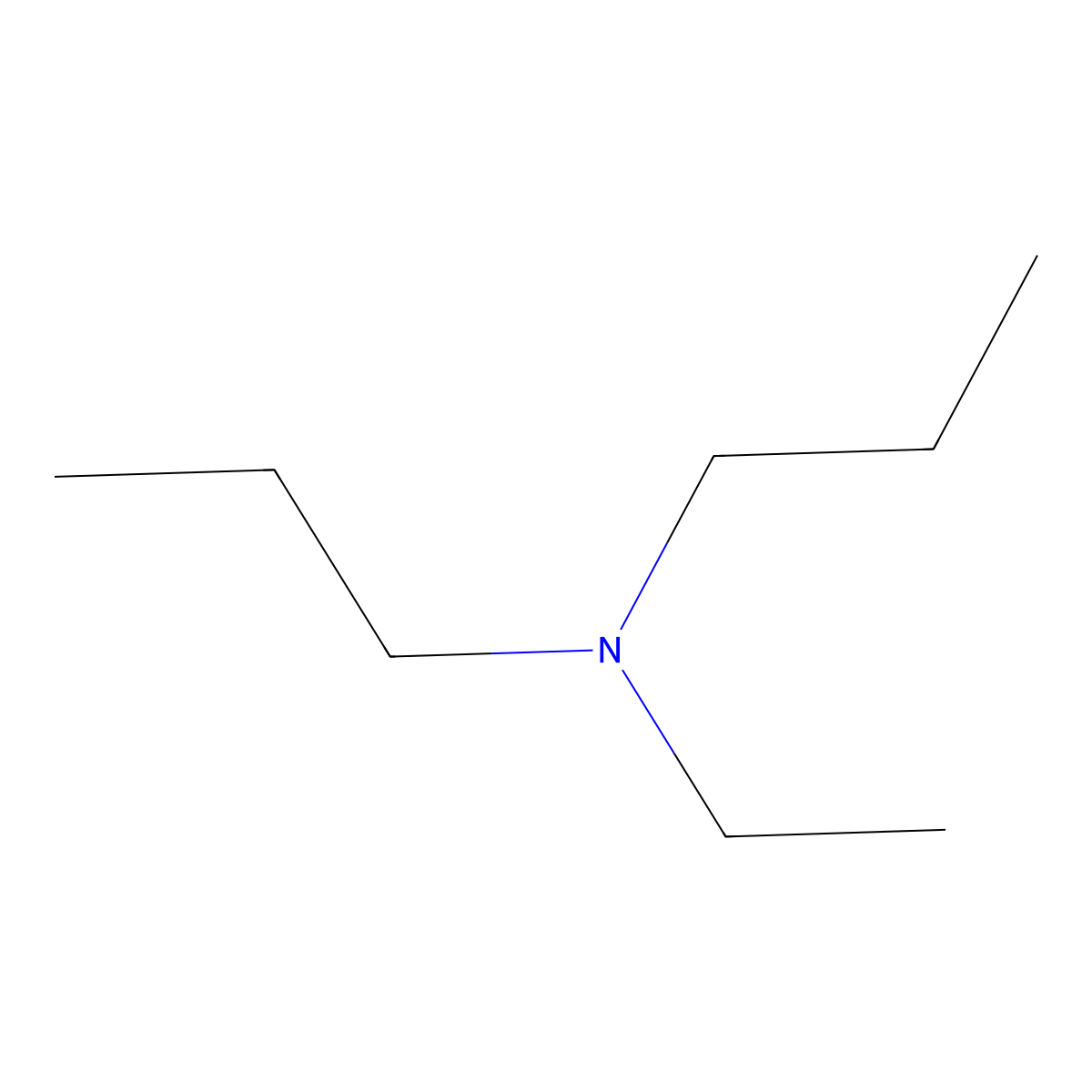 N,N-Dipropylethylamine molecular structure, CAS 20634-92-8