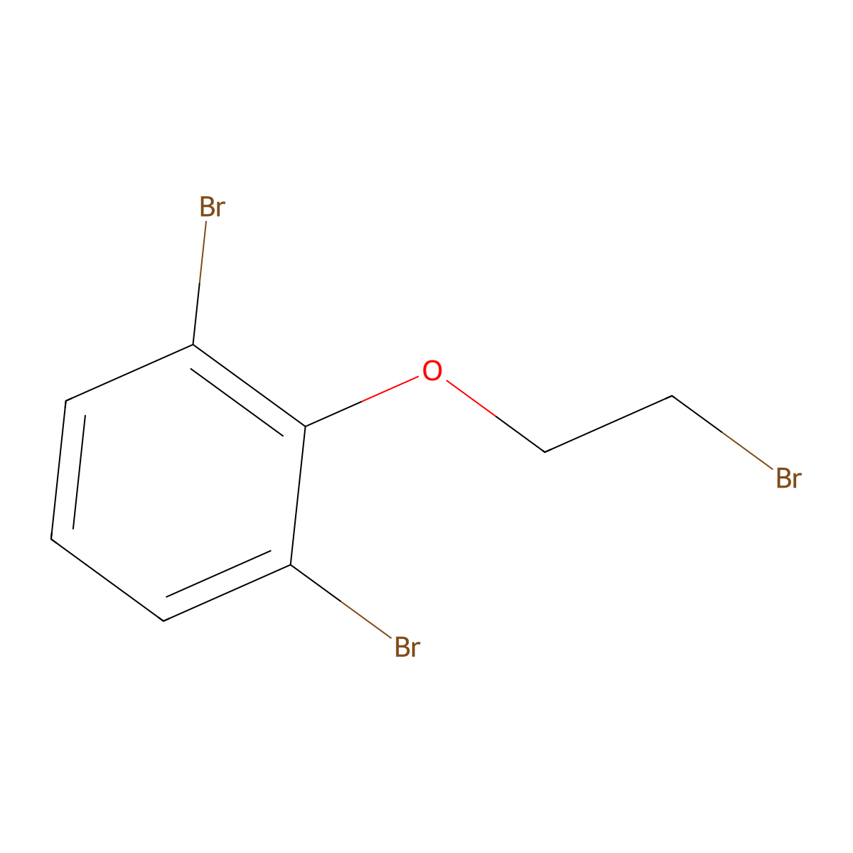 1,3-Dibromo-2-(2-bromoethoxy)benzene molecular structure, CAS 206347-32-2