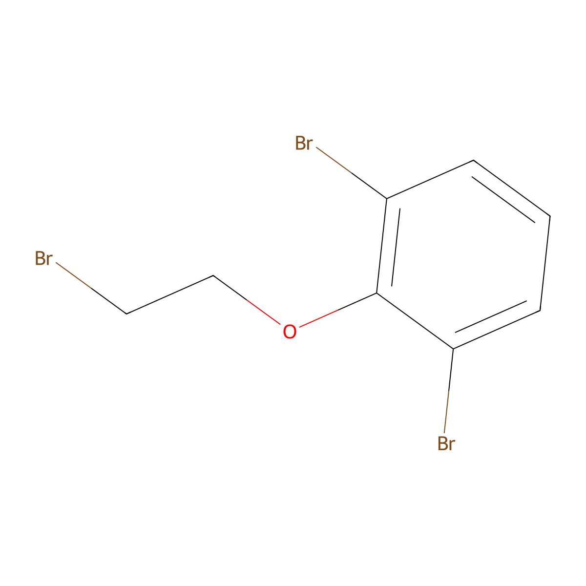 1,3-Dibromo-2-(2-bromoethoxy)benzene molecular structure, CAS 206347-32-2
