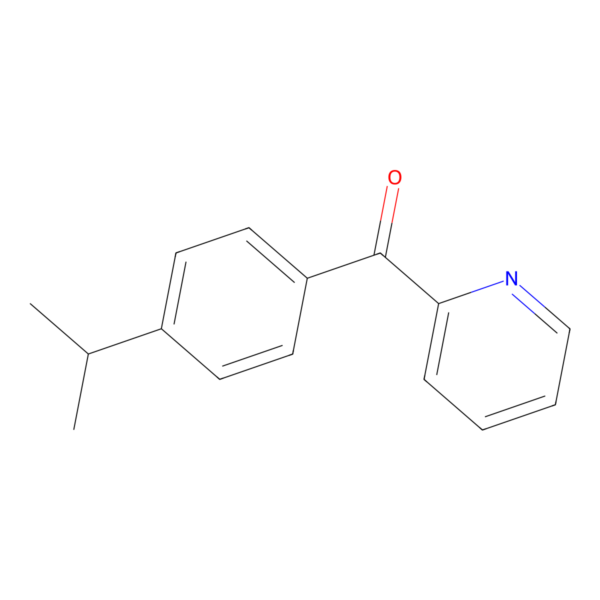 2-(4-Isopropylbenzoyl)pyridine molecular structure, CAS 206357-76-8