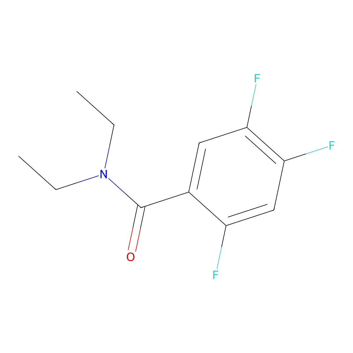 N,N-diethyl-2,4,5-trifluorobenzamide molecular structure, CAS 2063949-38-0