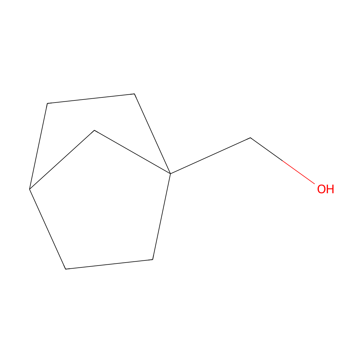 Bicyclo(2.2.1)heptan-1-ylmethanol molecular structure, CAS 2064-02-0