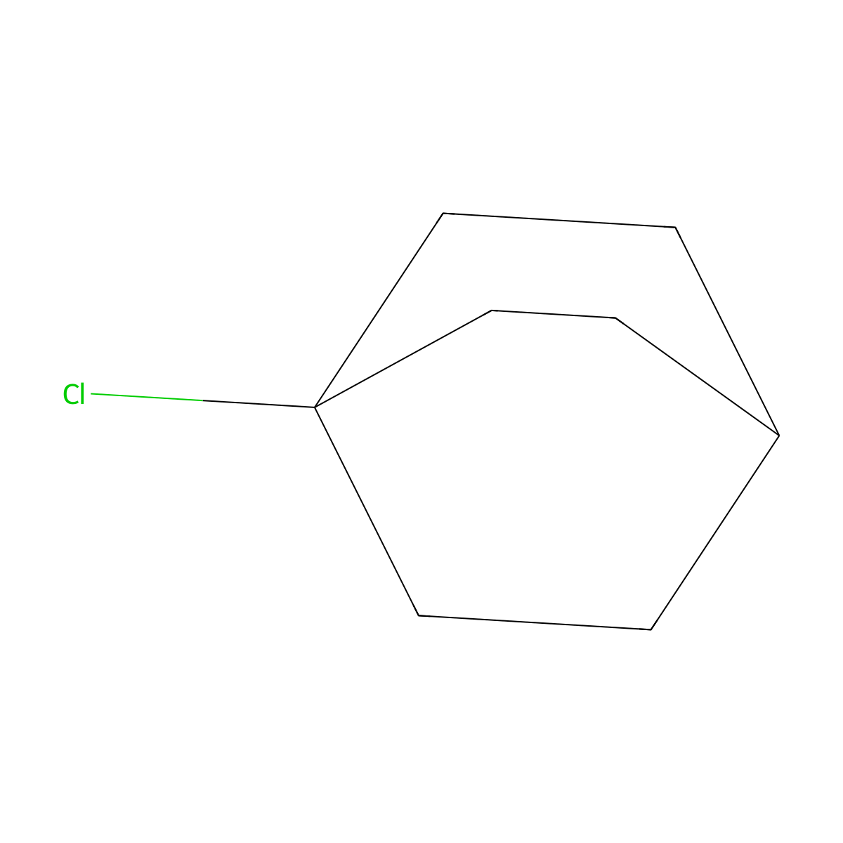 1-Chlorobicyclo[2.2.2]octane molecular structure, CAS 2064-03-1