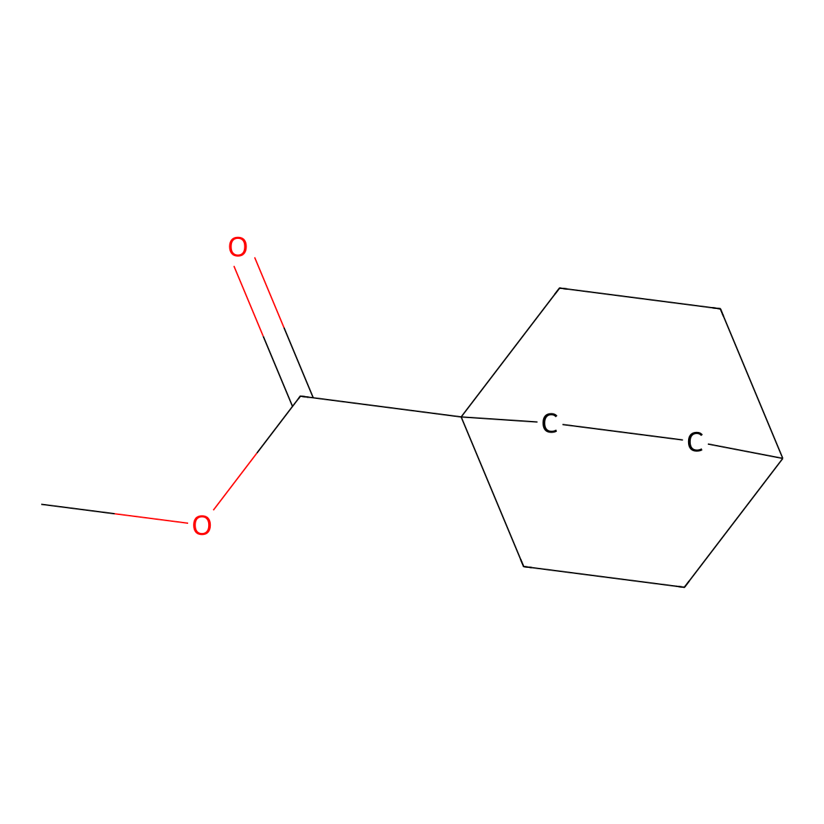 Methyl bicyclo[2.2.2]octane-1-carboxylate molecular structure, CAS 2064-04-2
