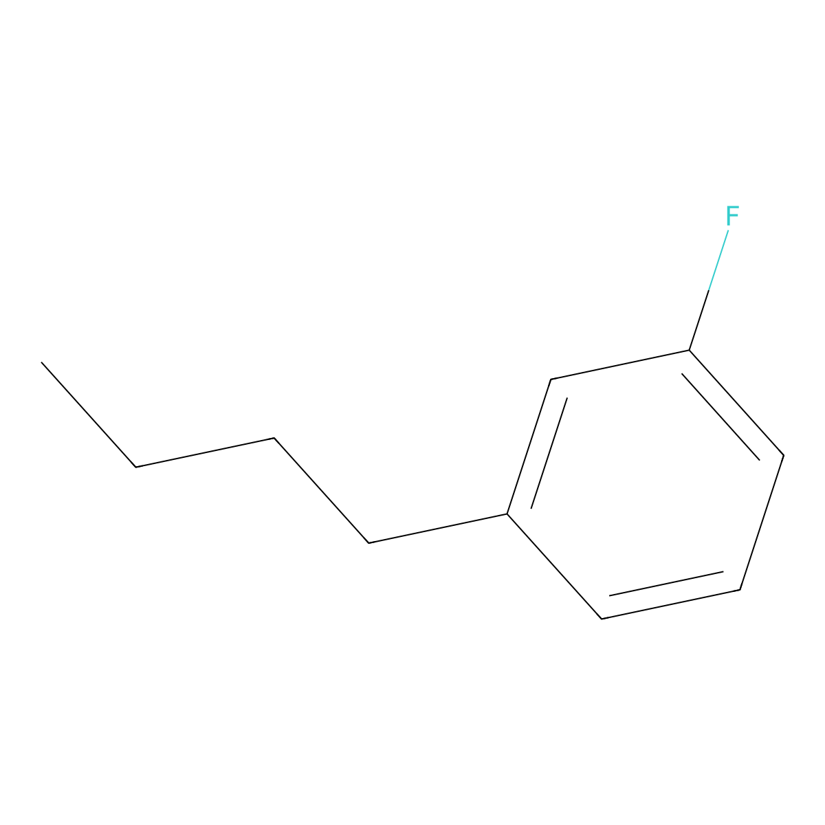 1-Butyl-3-fluorobenzene molecular structure, CAS 20651-66-5