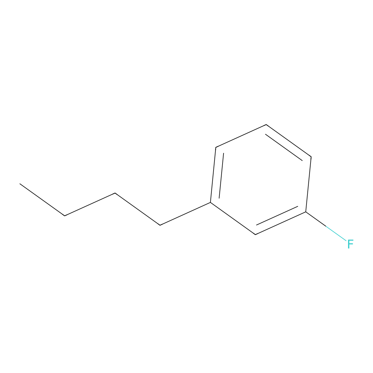 1-Butyl-3-fluorobenzene molecular structure, CAS 20651-66-5