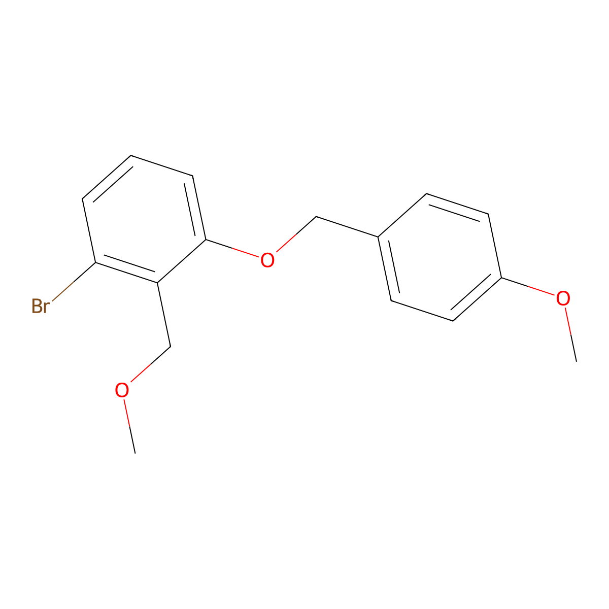 1-Bromo-3-(4-methoxybenzyloxy)-2-(methoxymethyl)benzene molecular structure, CAS 2065250-18-0