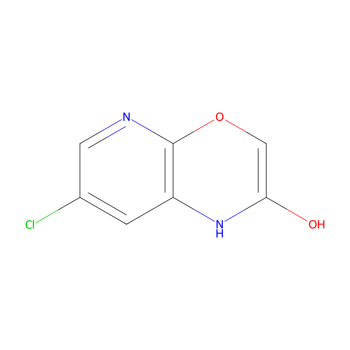 7-Chloro-1h-pyrido[2,3-b][1,4]oxazin-2-ol molecular structure, CAS 2065250-37-3