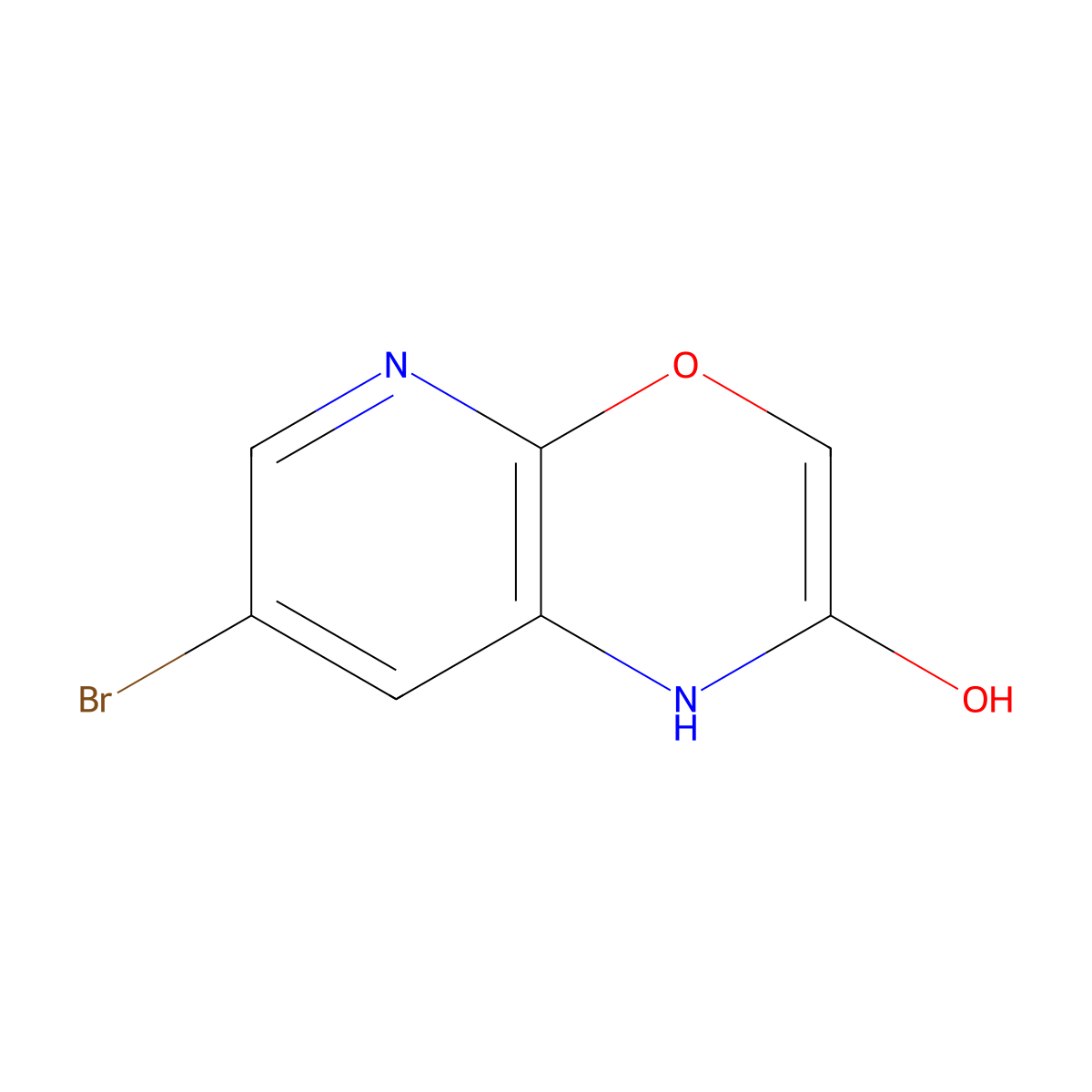 7-Bromo-1h-pyrido[2,3-b][1,4]oxazin-2-ol molecular structure, CAS 2065250-38-4