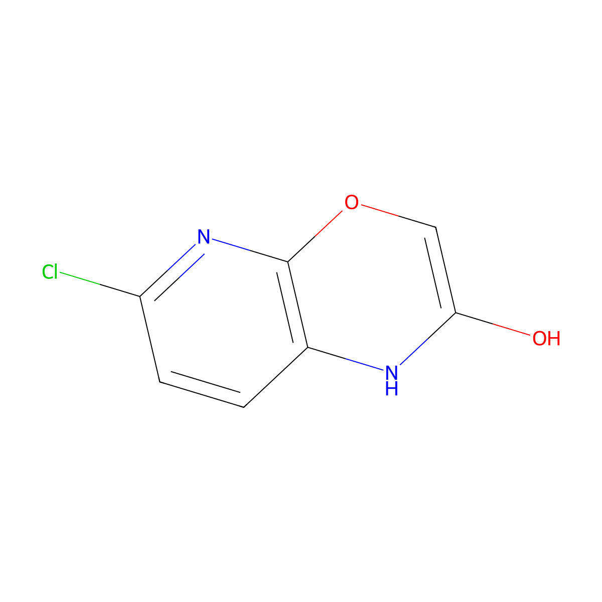 6-Chloro-1h-pyrido[2,3-b][1,4]oxazin-2-ol molecular structure, CAS 2065250-39-5