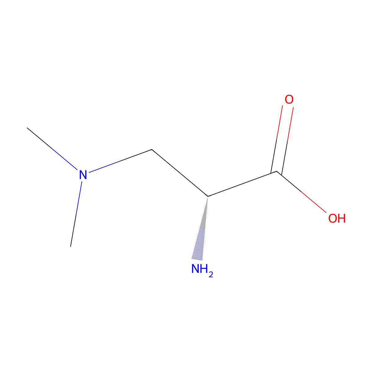 3-(Dimethylamino)-D-alanine molecular structure, CAS 206559-98-0