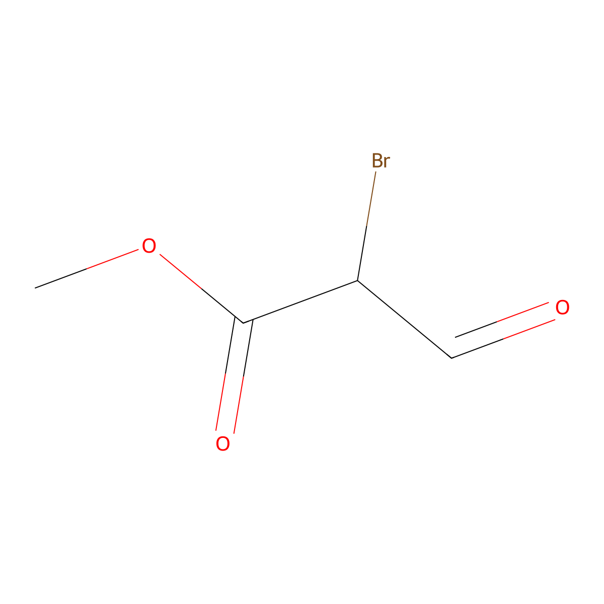 Methyl 2-bromo-3-oxopropanoate molecular structure, CAS 20656-62-6