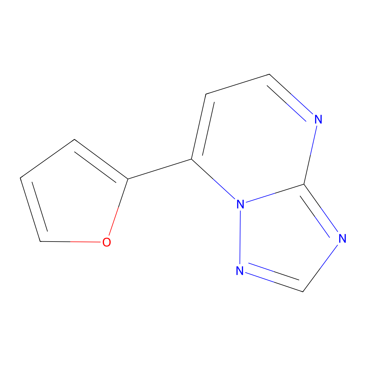 7-(Furan-2-yl)-[1,2,4]triazolo[1,5-a]pyrimidine molecular structure, CAS 206564-17-2