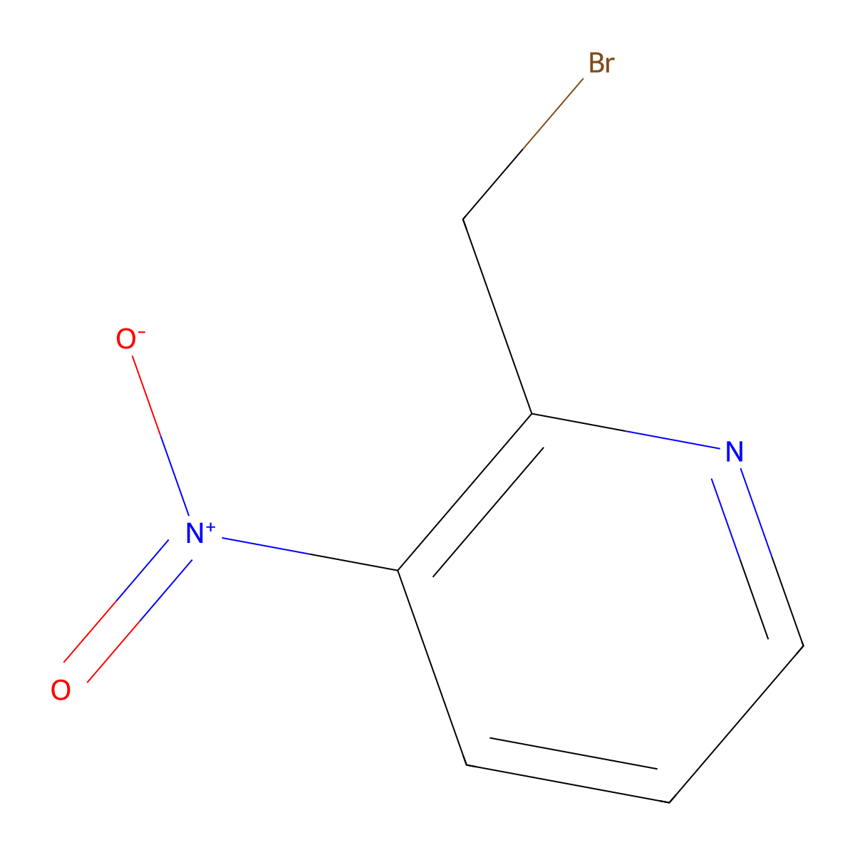 2-(Bromomethyl)-3-nitropyridine molecular structure, CAS 20660-73-5