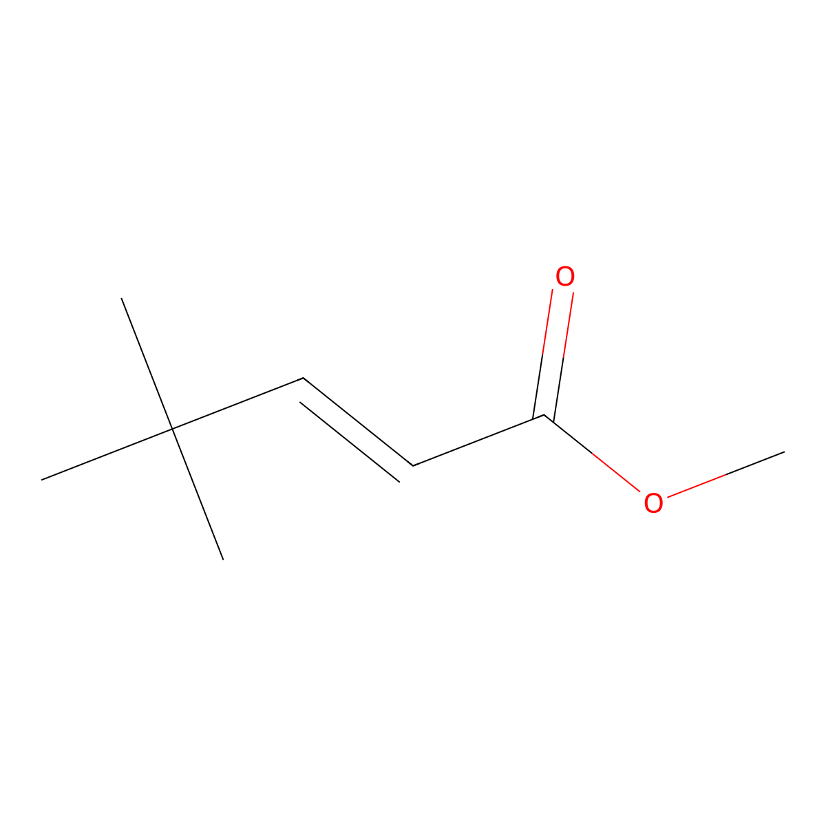 4,4-Dimethyl-pentenoic acid methyl ester molecular structure, CAS 20664-51-1