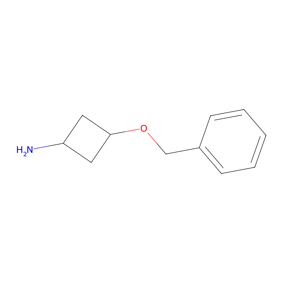 cis-3-(Benzyloxy)cyclobutanamine molecular structure, CAS 206660-72-2