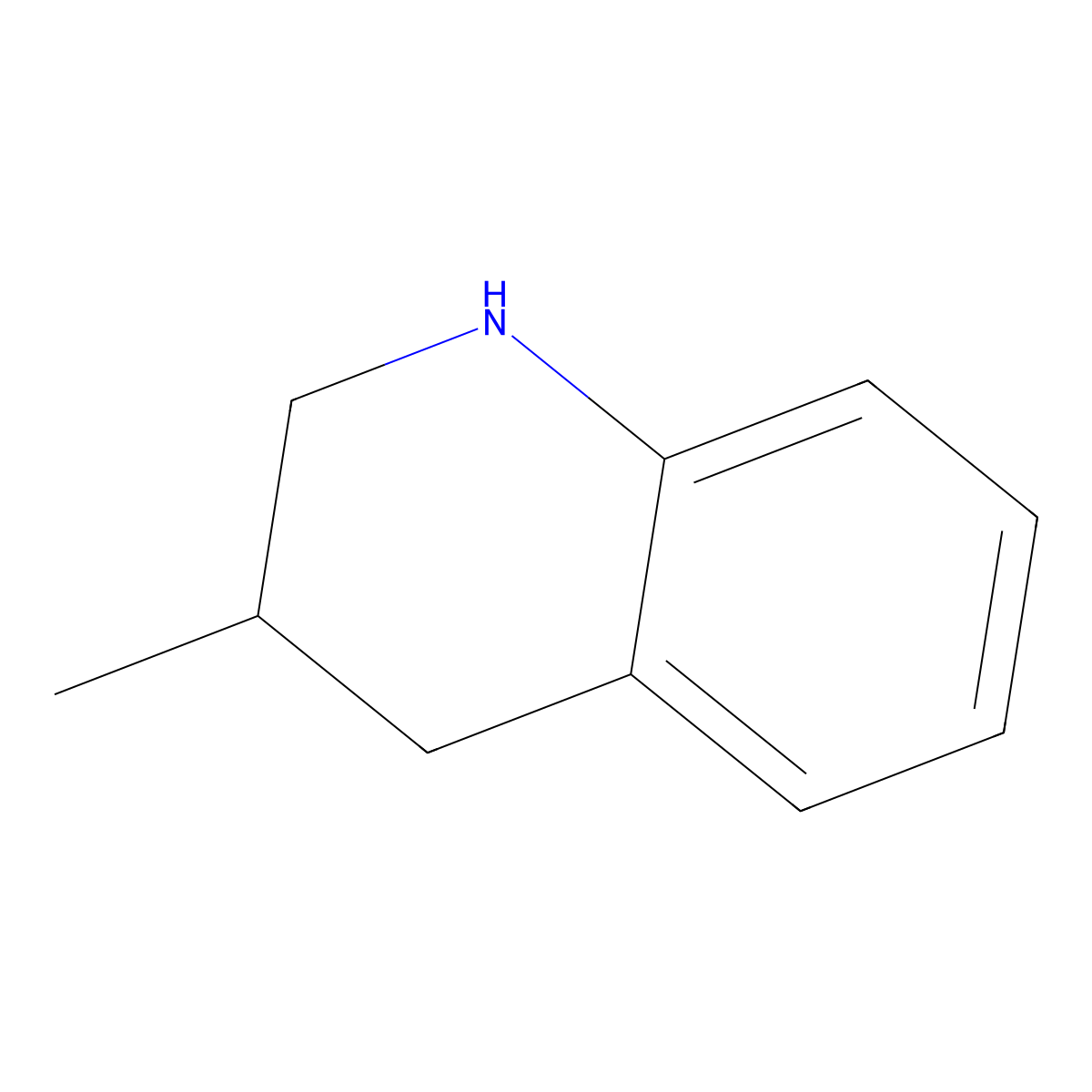 3-Methyl-1,2,3,4-tetrahydroquinoline molecular structure, CAS 20668-20-6