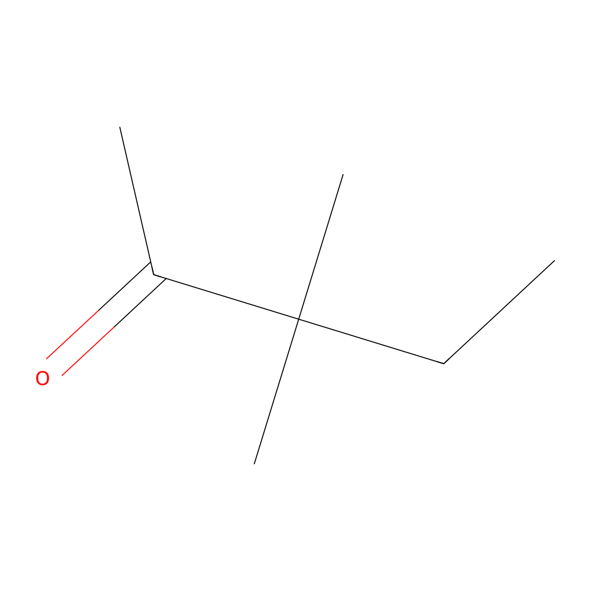 3,3-Dimethyl-2-pentanone molecular structure, CAS 20669-04-9