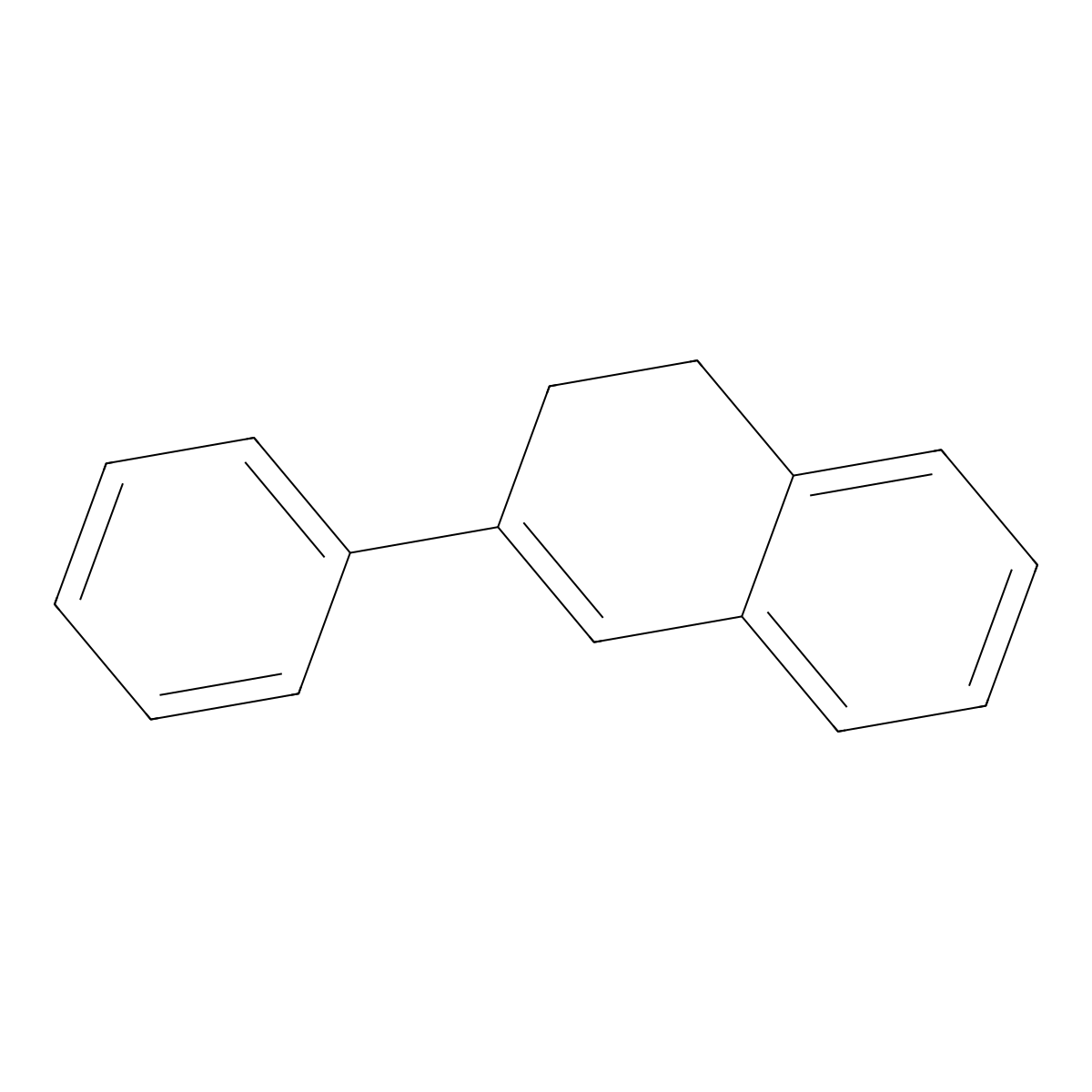 3-Phenyl-1,2-dihydronaphthalene molecular structure, CAS 20669-52-7