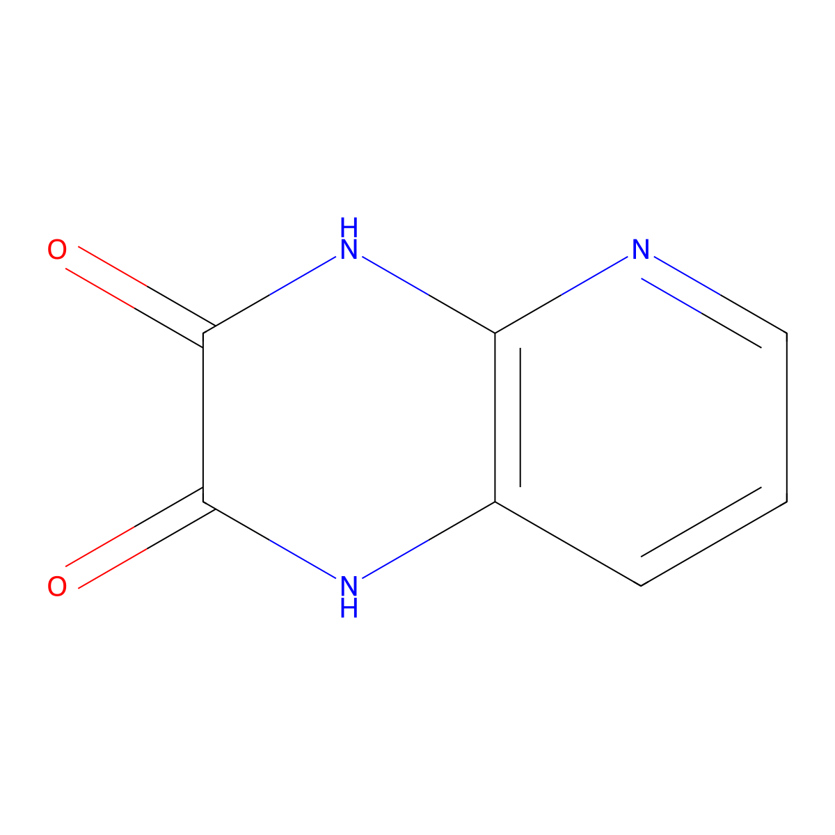 Pyrido(2,3-b)pyrazine-2,3-diol molecular structure, CAS 2067-84-7