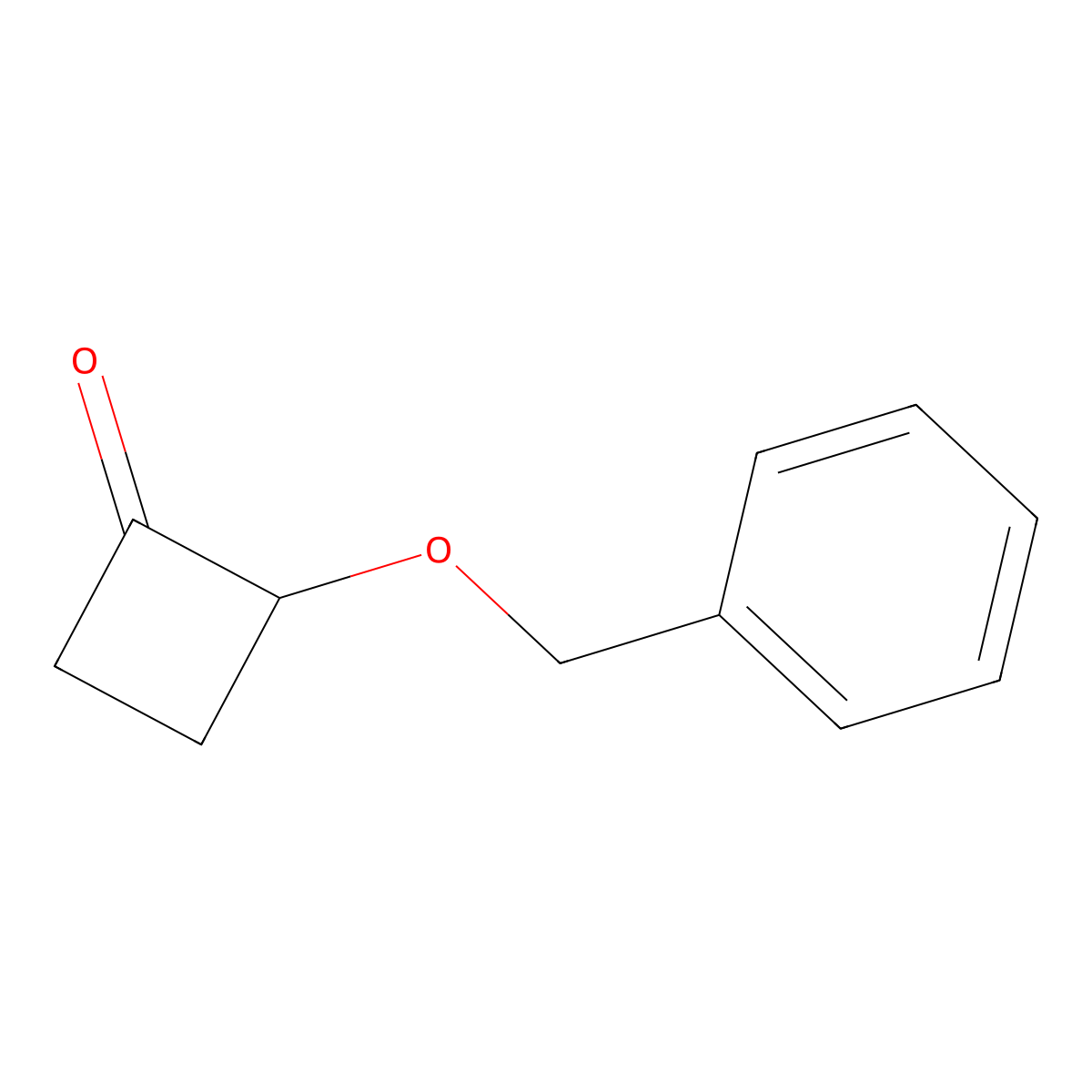 2-(Benzyloxy)cyclobutan-1-one molecular structure, CAS 206751-75-9