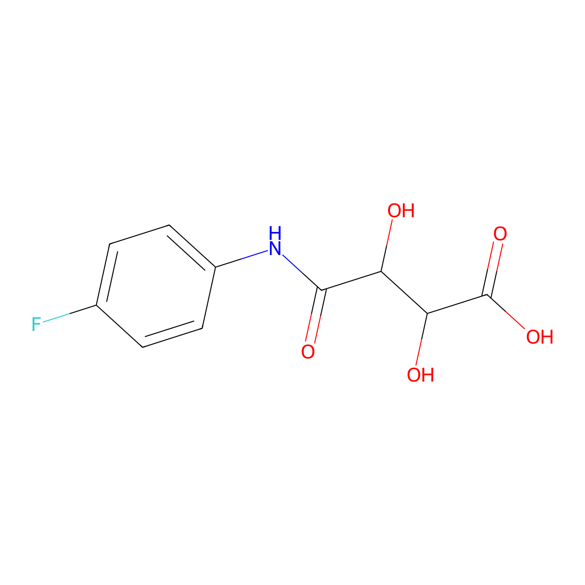 (+)-4'-Fluorotartranilic acid molecular structure, CAS 206761-65-1
