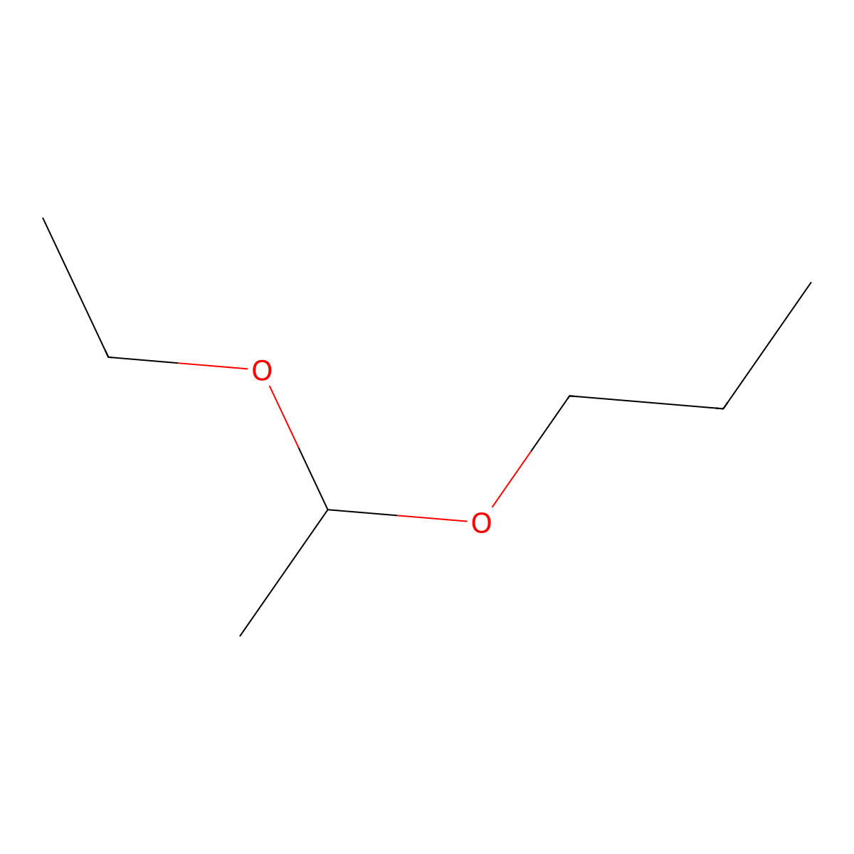 1-(1-Ethoxyethoxy)propane molecular structure, CAS 20680-10-8