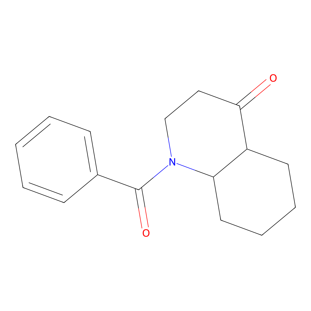 4(1H)-Quinolinone, 1-benzoyloctahydro-, (4aR,8aR)- molecular structure, CAS 2068137-93-7