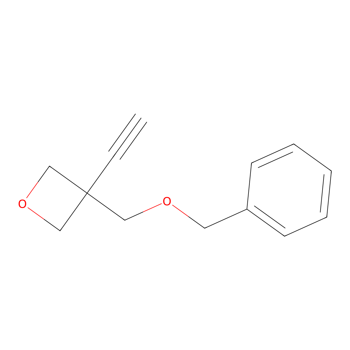 3-((Benzyloxy)methyl)-3-ethynyloxetane molecular structure, CAS 2068725-71-1