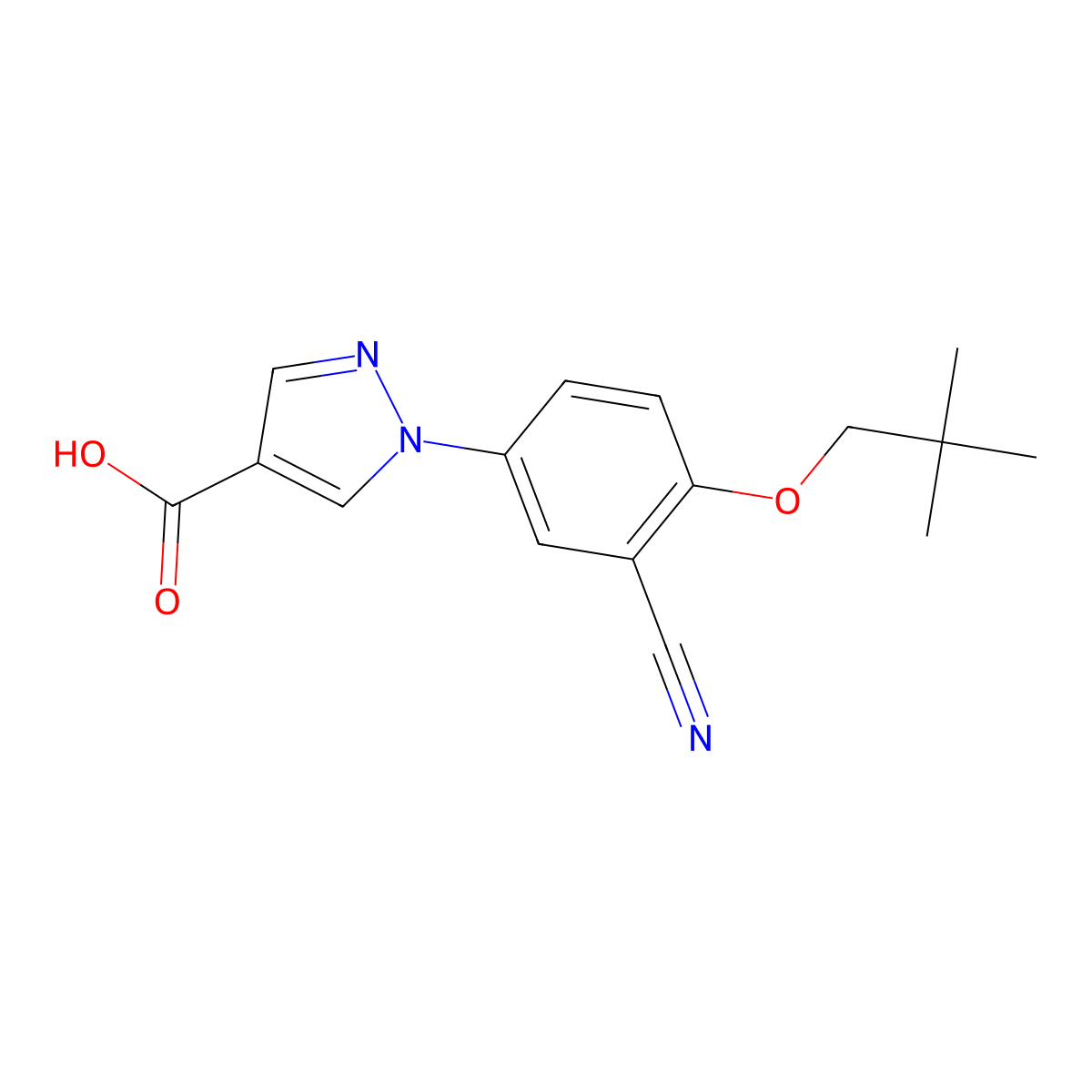 Niraxostat molecular structure, CAS 206884-98-2