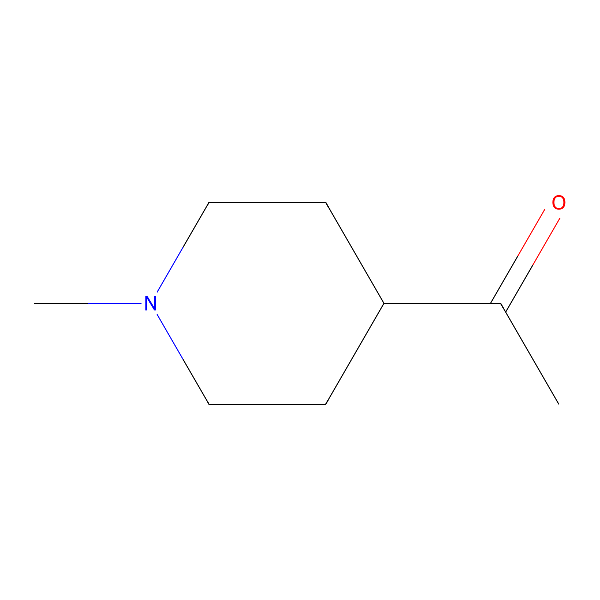 1-(1-Methylpiperidin-4-yl)ethan-1-one molecular structure, CAS 20691-91-2