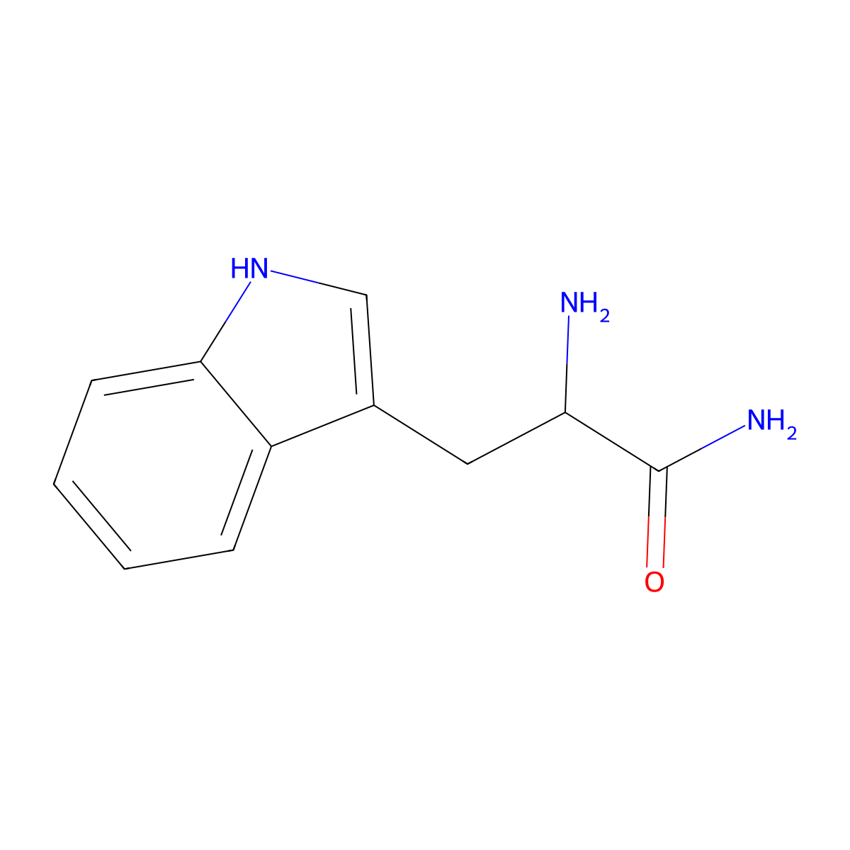 L-Tryptophanamide molecular structure, CAS 20696-57-5