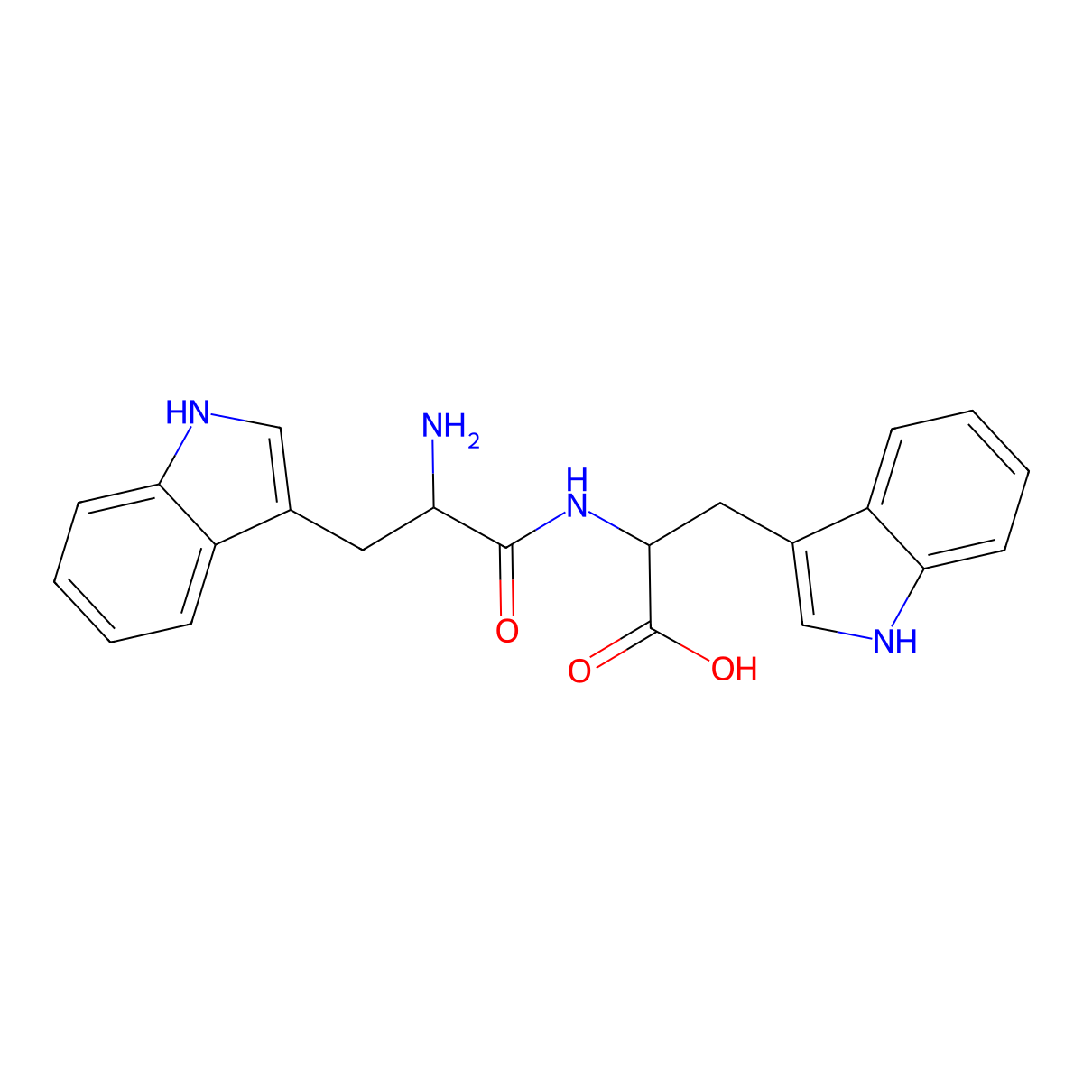Tryptophyltryptophan molecular structure, CAS 20696-60-0