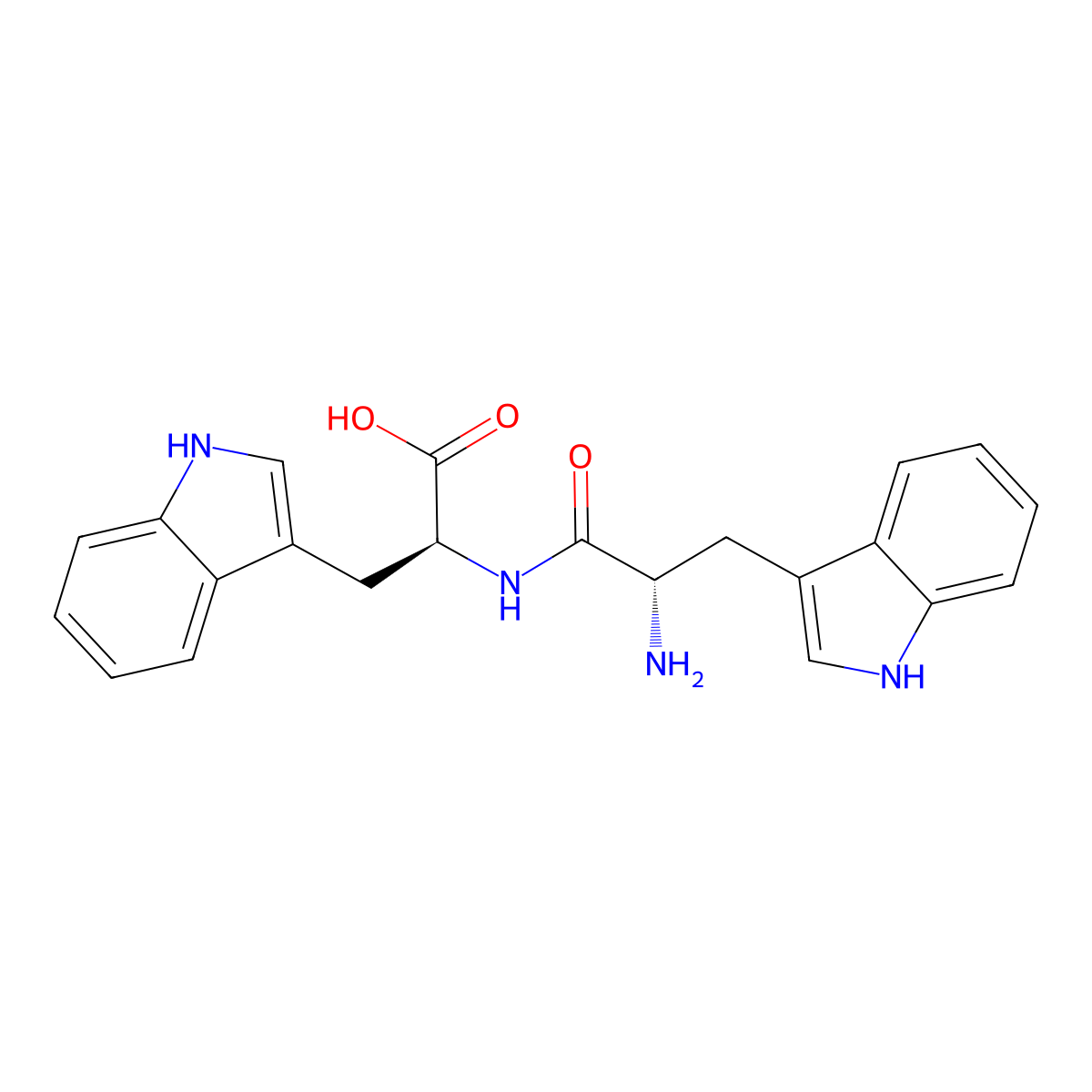 Tryptophyltryptophan molecular structure, CAS 20696-60-0