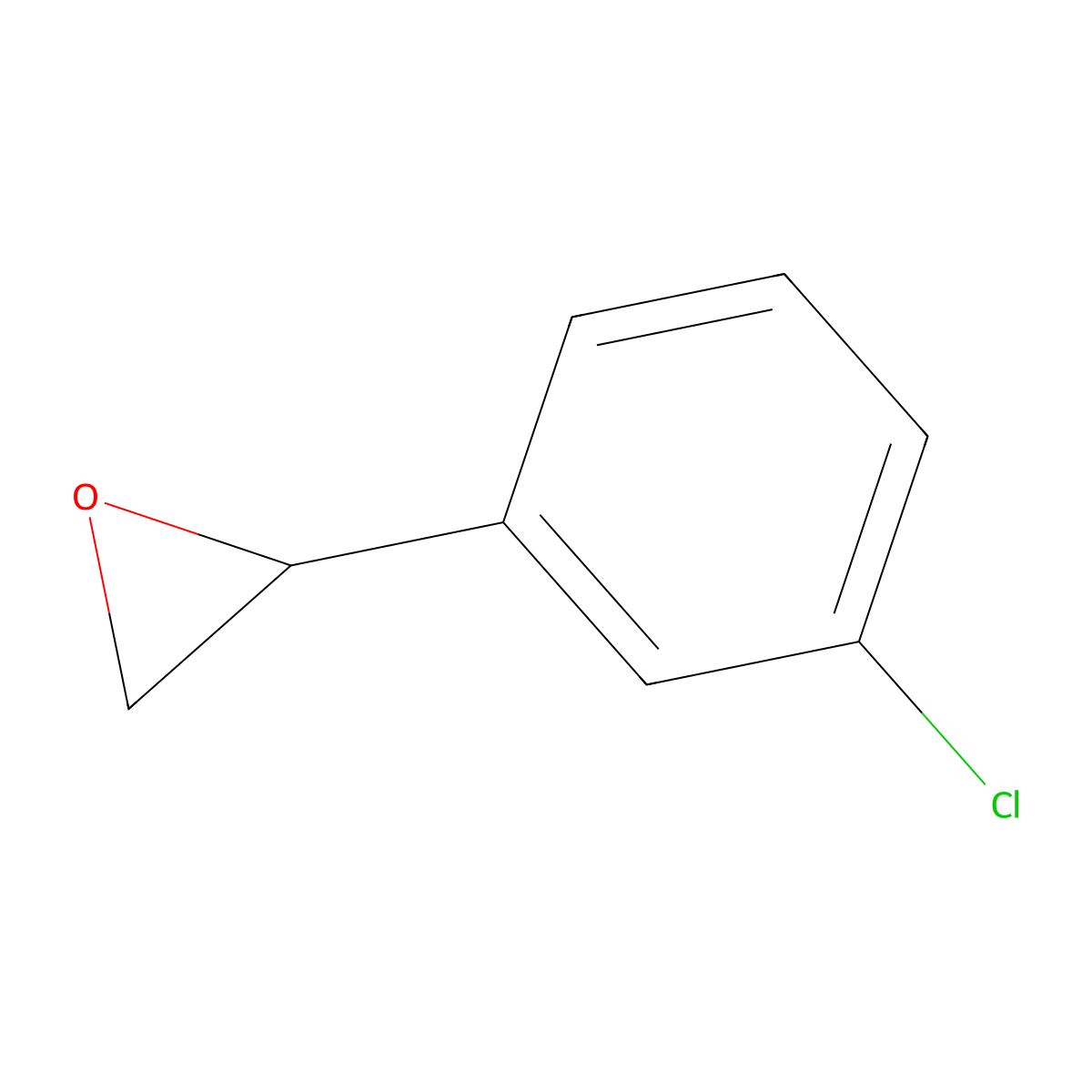 2-(3-Chlorophenyl)oxirane molecular structure, CAS 20697-04-5