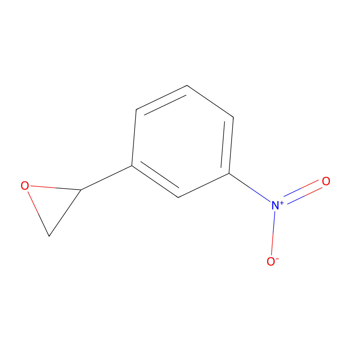 2-(3-Nitrophenyl)oxirane molecular structure, CAS 20697-05-6
