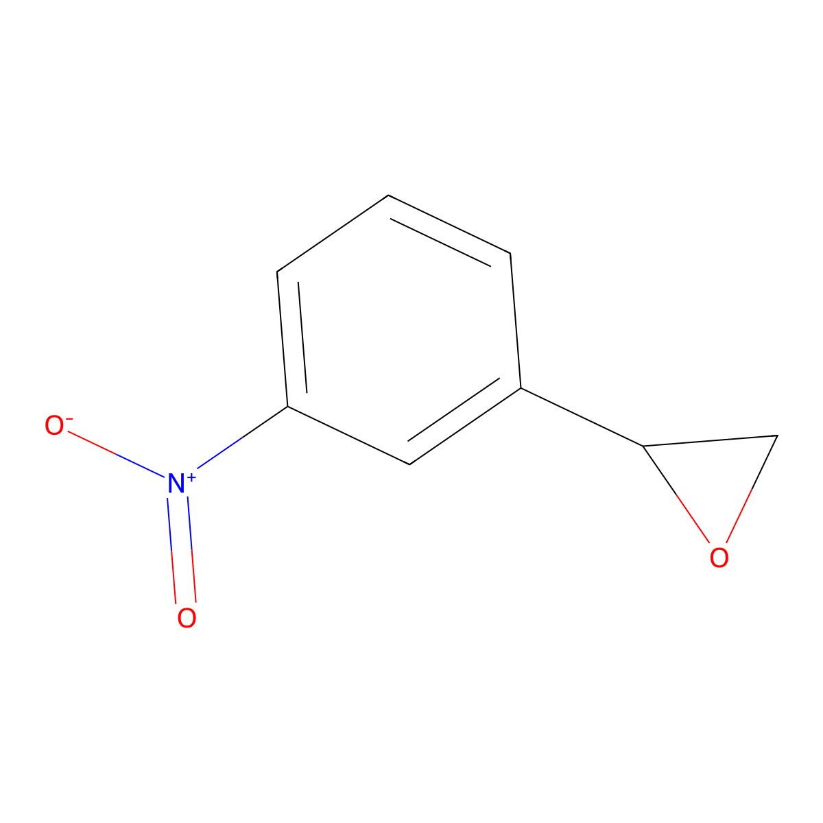 2-(3-Nitrophenyl)oxirane molecular structure, CAS 20697-05-6