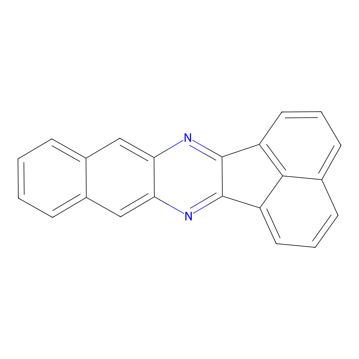 Acenaphtho[1,2-b]benzo[g]quinoxaline molecular structure, CAS 207-20-5