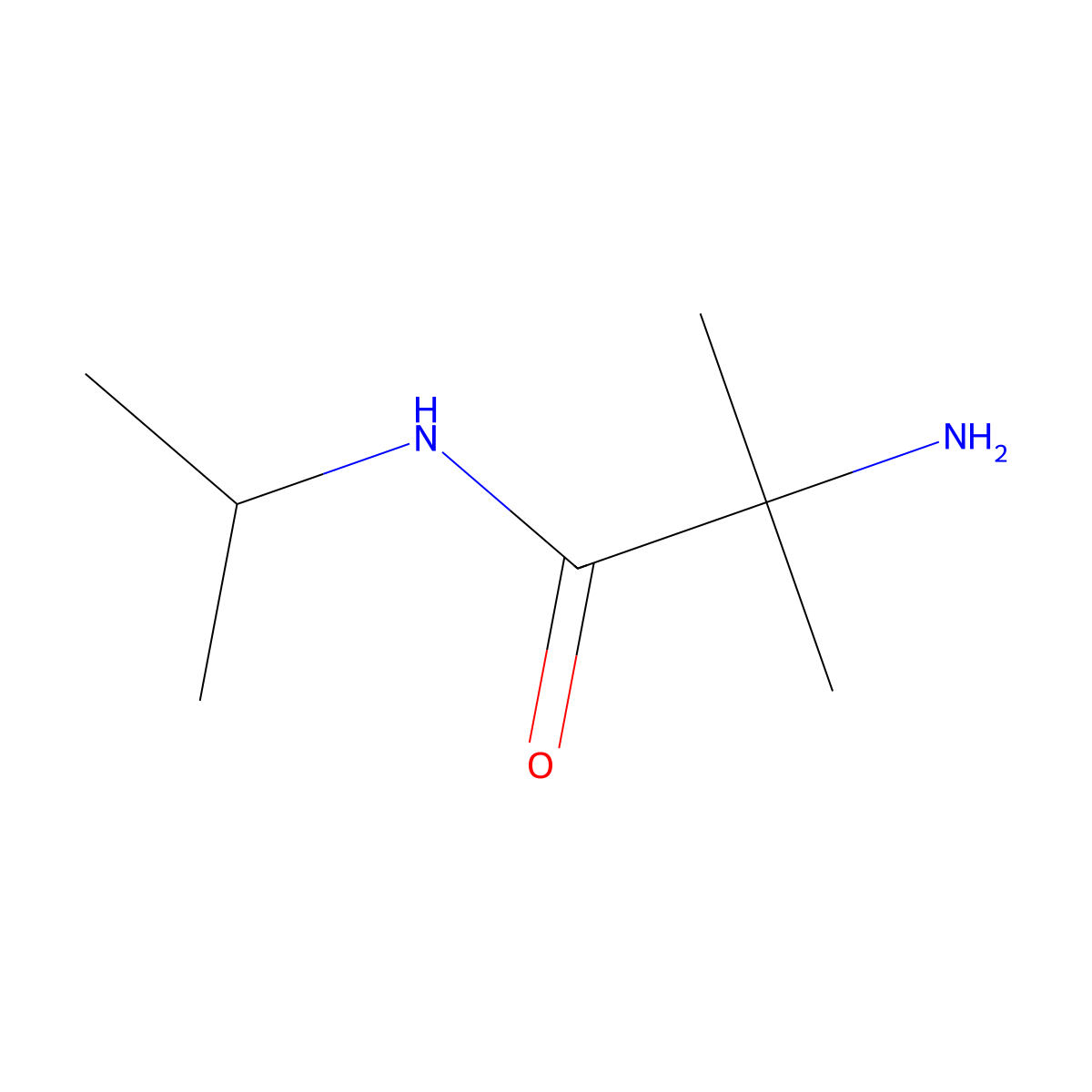 2-Amino-N-isopropyl-2-methylpropanamide molecular structure, CAS 207000-27-9