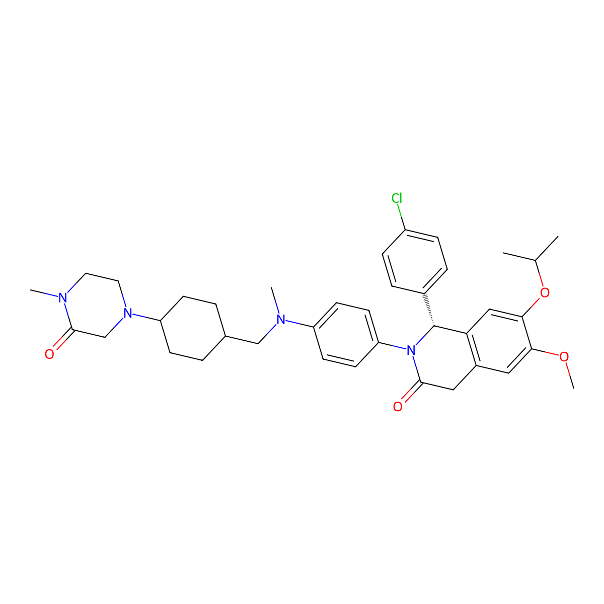 NVP-CGM097 (stereoisomer) molecular structure, CAS 2070009-54-8