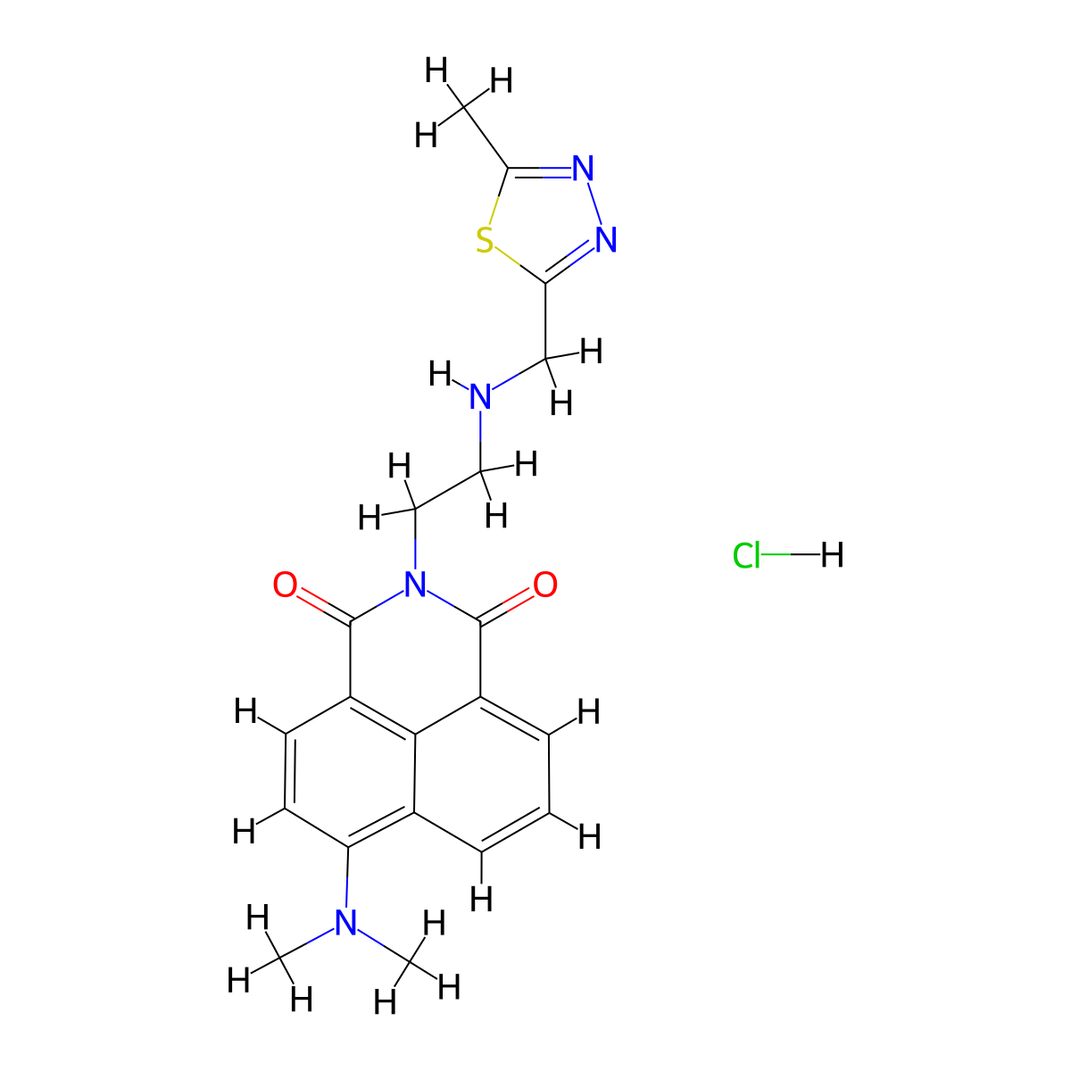 Chitinase-IN-2 (hydrochloride) molecular structure, CAS 2070014-83-2