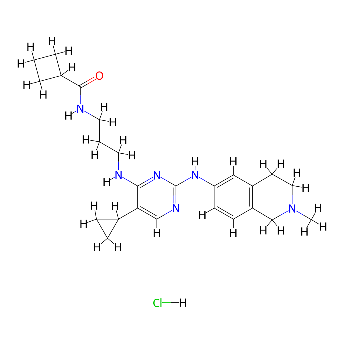 MRT68921 hydrochloride molecular structure, CAS 2070014-87-6
