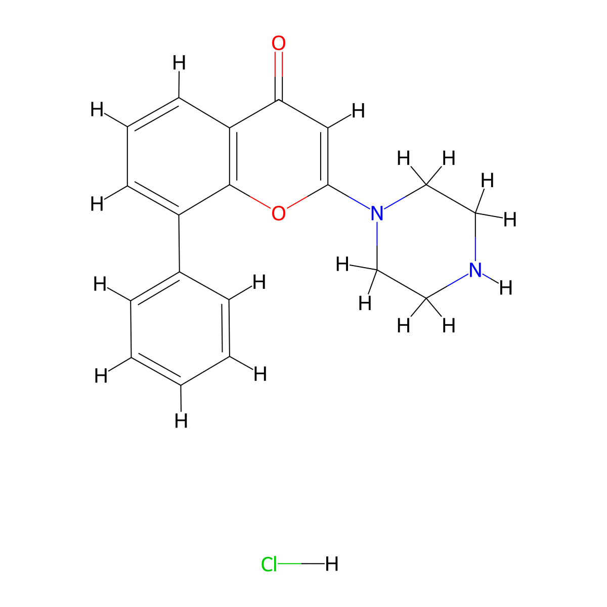LY303511 hydrochloride molecular structure, CAS 2070014-90-1