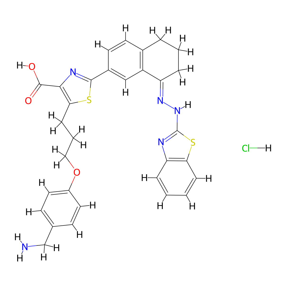WEHI-539 hydrochloride molecular structure, CAS 2070018-33-4
