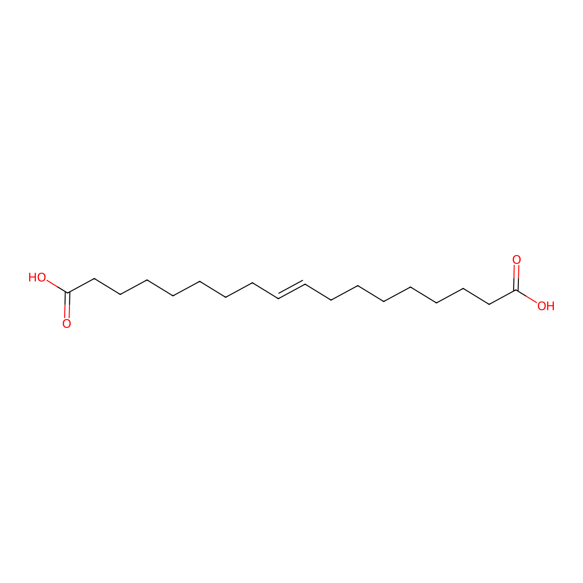 cis-9-Octadecenedioic acid molecular structure, CAS 20701-68-2