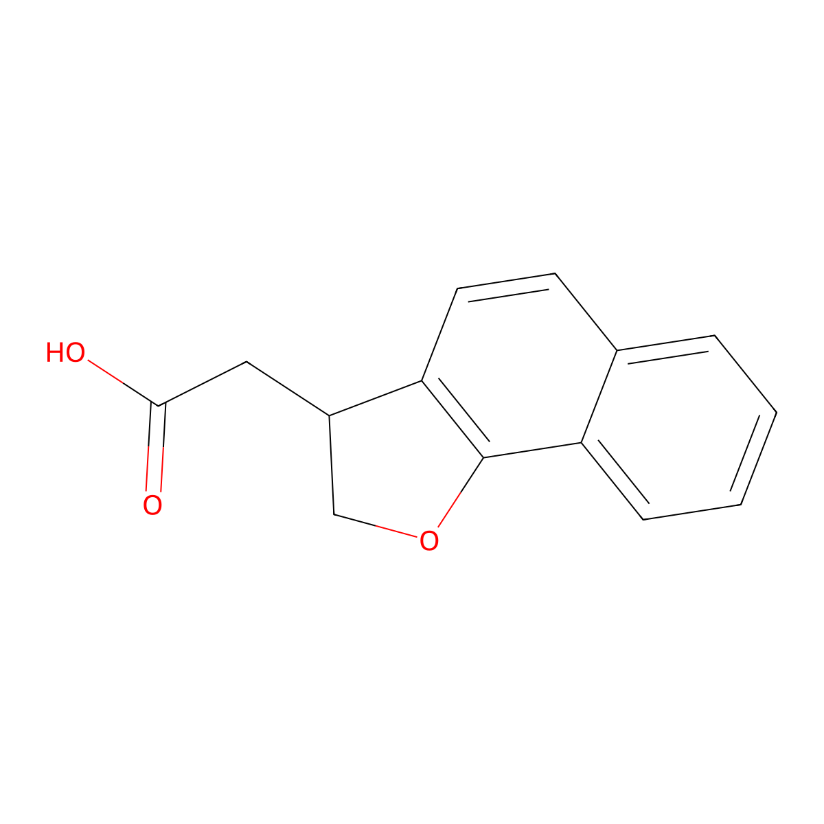2,3-Dihydronaphtho[1,2-b]furan-3-acetic Acid molecular structure, CAS 2070896-35-2