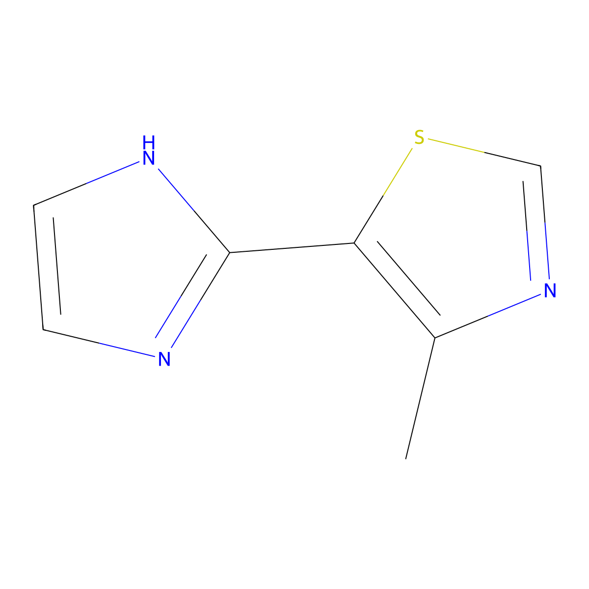 5-(2-Imidazolyl)-4-methylthiazole molecular structure, CAS 2070896-61-4
