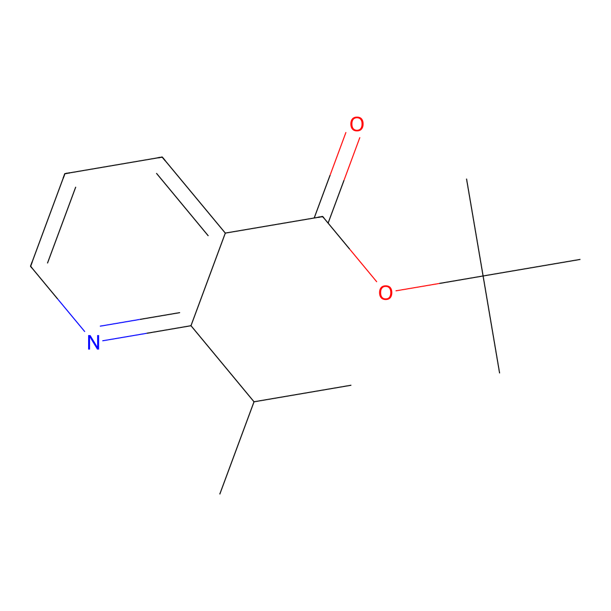tert-Butyl 2-isopropylnicotinate molecular structure, CAS 2070939-23-8