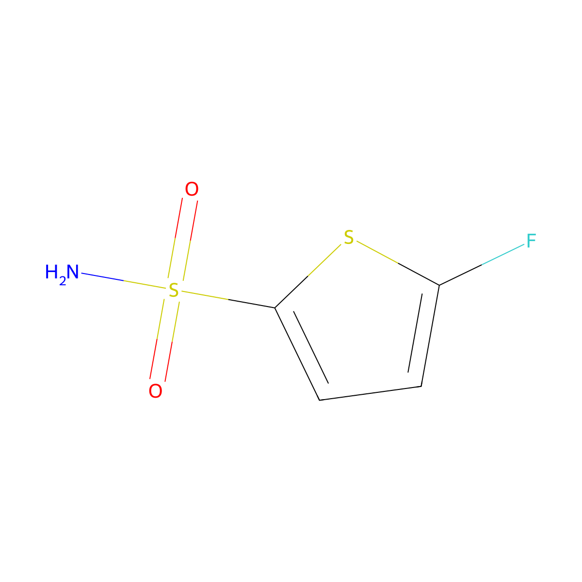5-Fluorothiophene-2-sulfonamide molecular structure, CAS 2071234-41-6