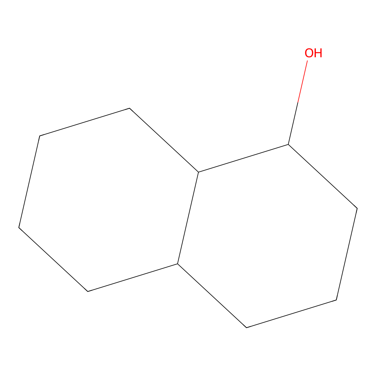 (4aR,8aR)-Decahydro-1-naphthol molecular structure, CAS 207127-50-2